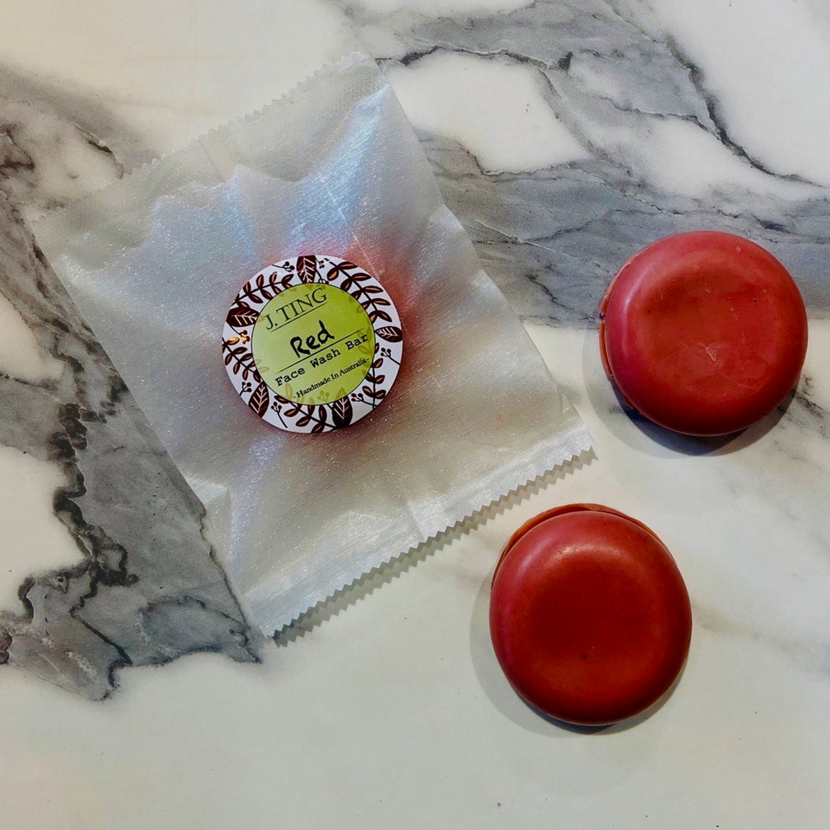 Red Face Wash Bar J. TING