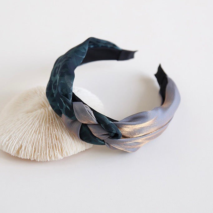 Iridescent Braided Headband