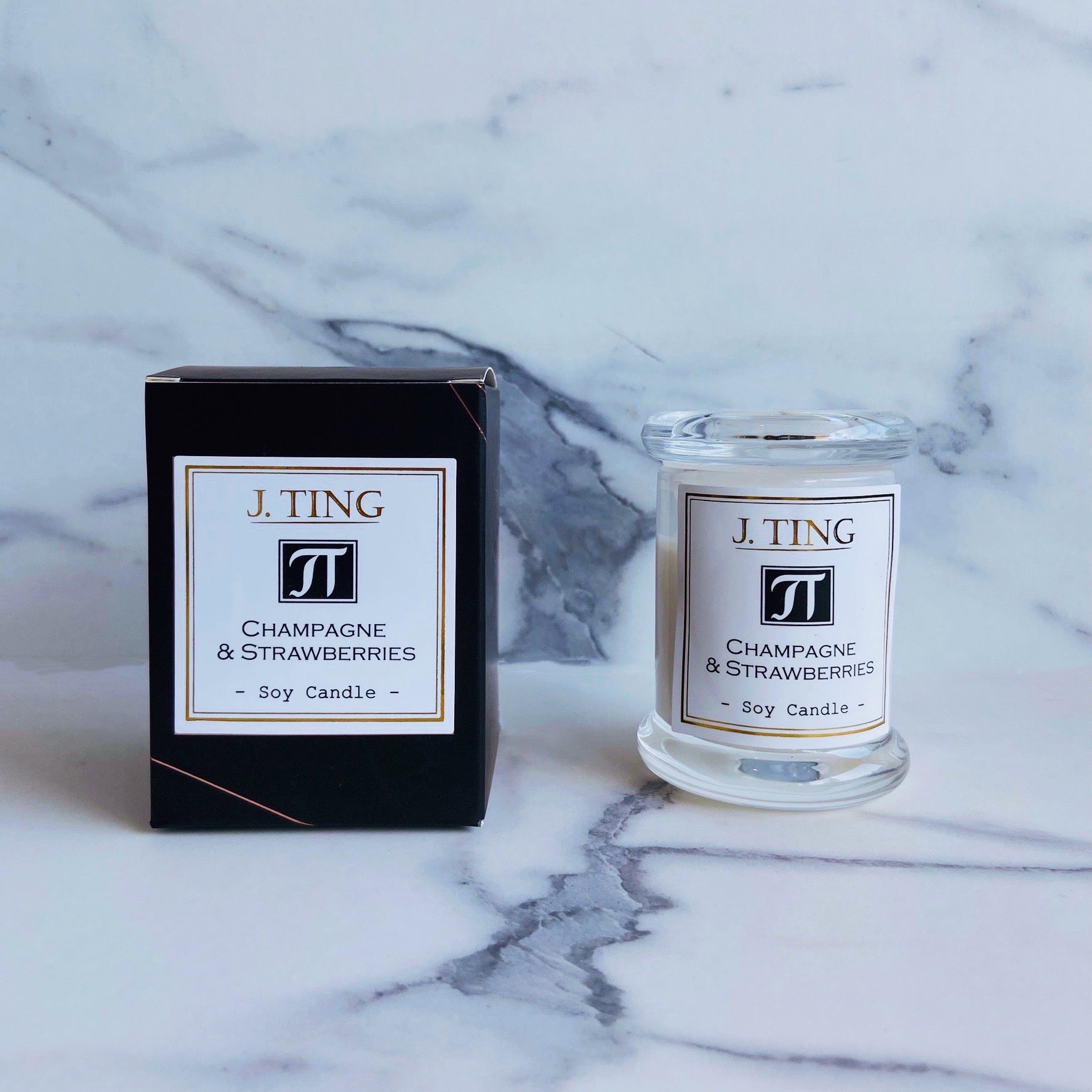 Champagne & Strawberries Soy Candle