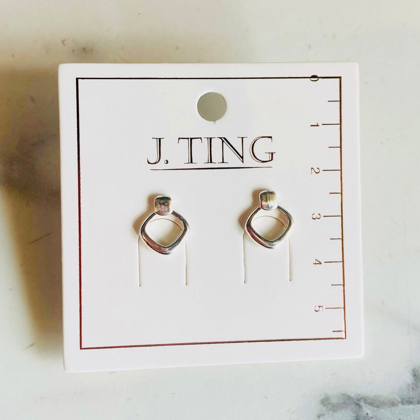 Abstract Halo Earrings
