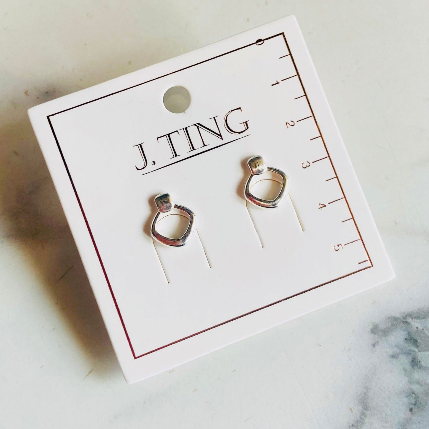 Abstract Halo Earrings