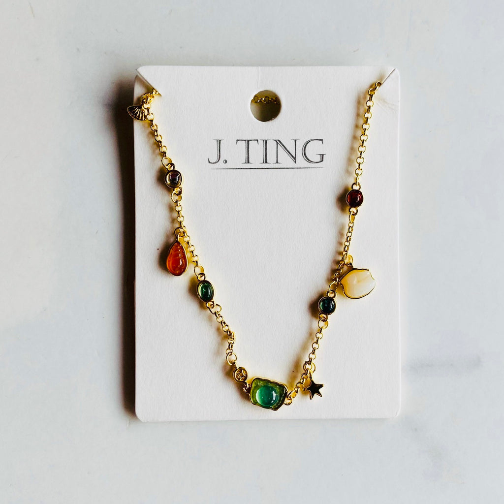 Autumn Glow Charm Bracelet