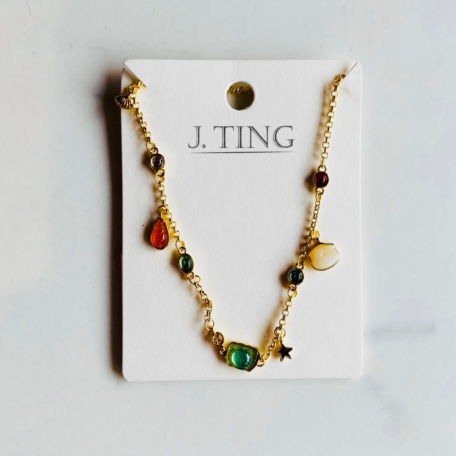 Autumn Glow Charm Bracelet