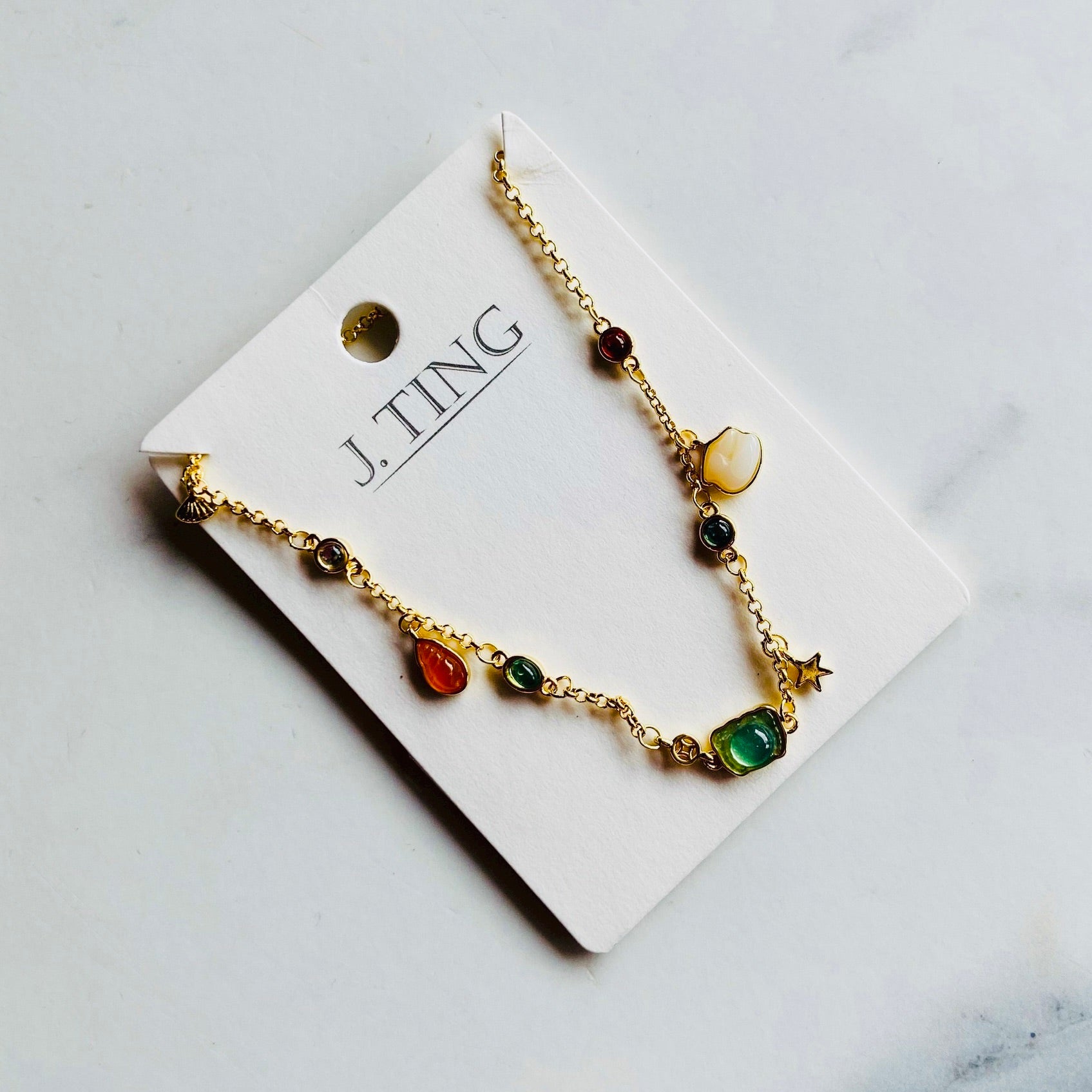 Autumn Glow Charm Bracelet