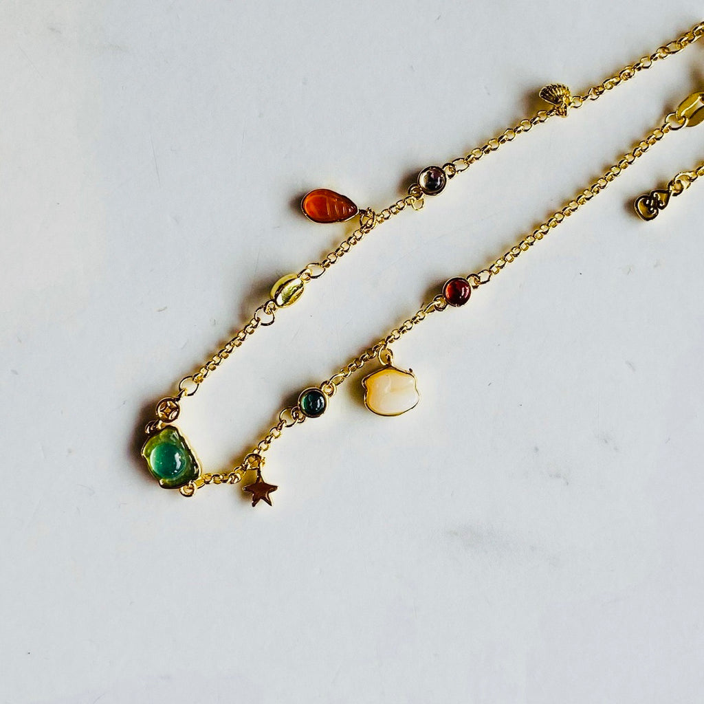Autumn Glow Charm Bracelet