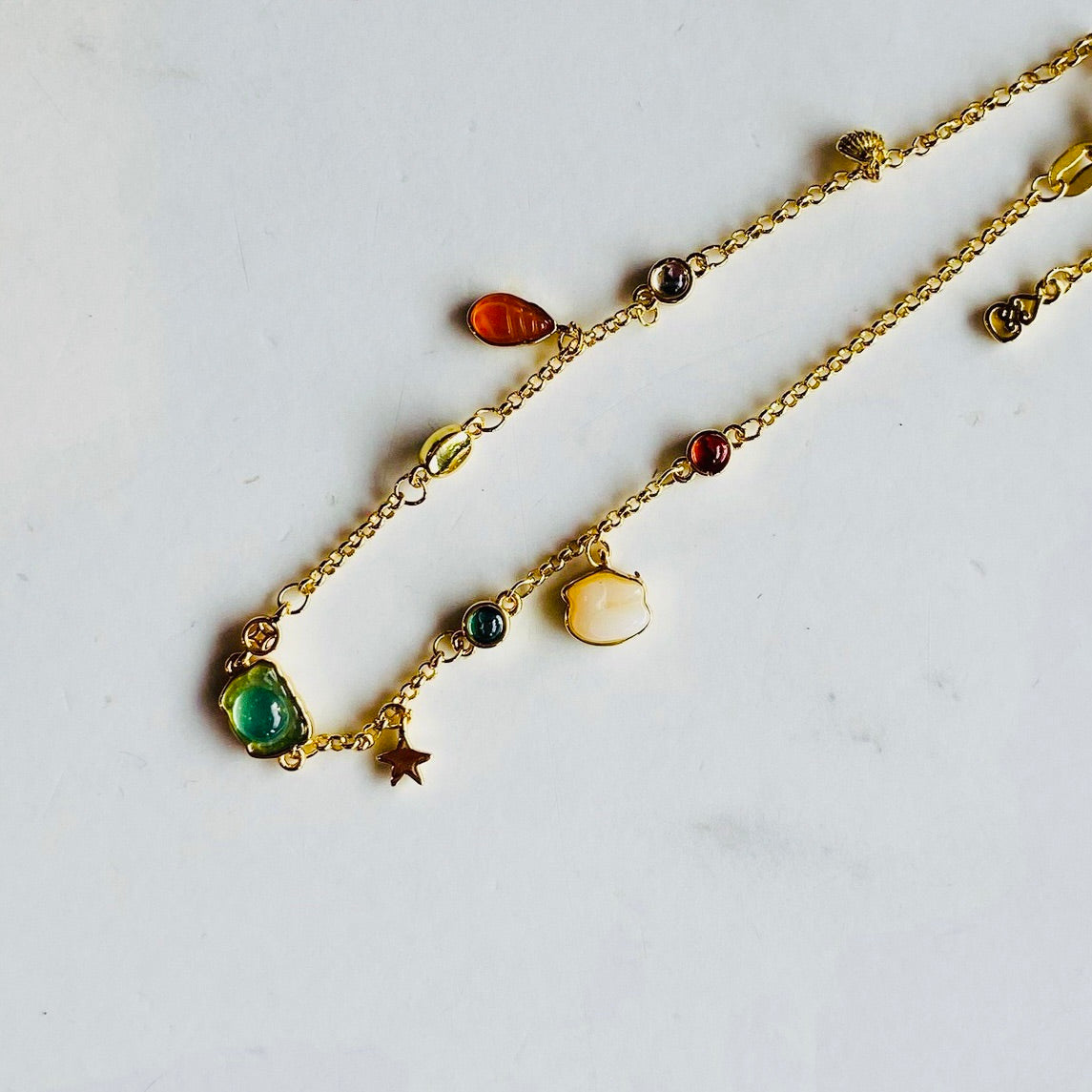 Autumn Glow Charm Bracelet