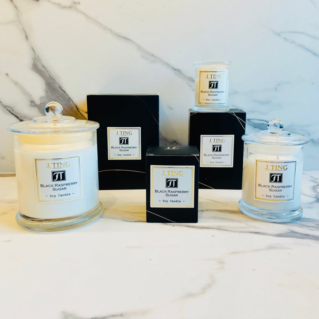 Black Raspberry Sugar Soy Candle