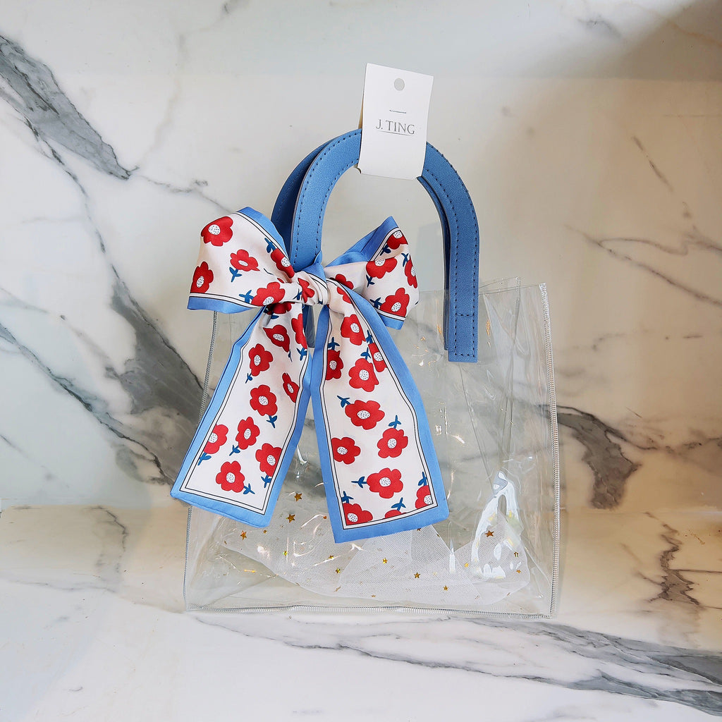 Big Flower Clear Gift Bag