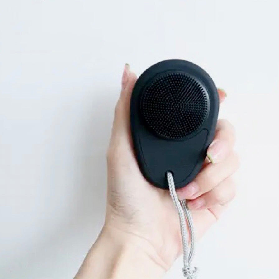 Black Double-sided Facial Cleanser Brush