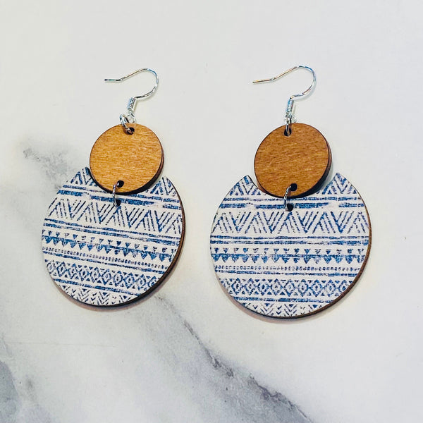 Blue Bohemian Earrings