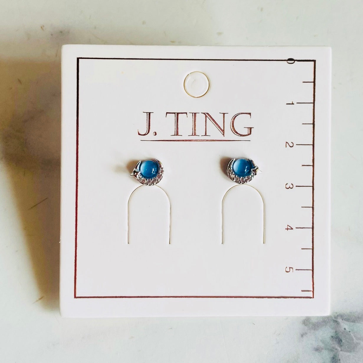 Blue Moonstone Earrings