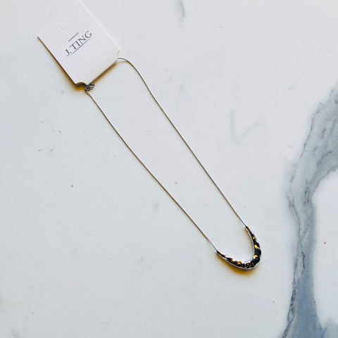 Chrome Wrap Stainless Steel Necklace