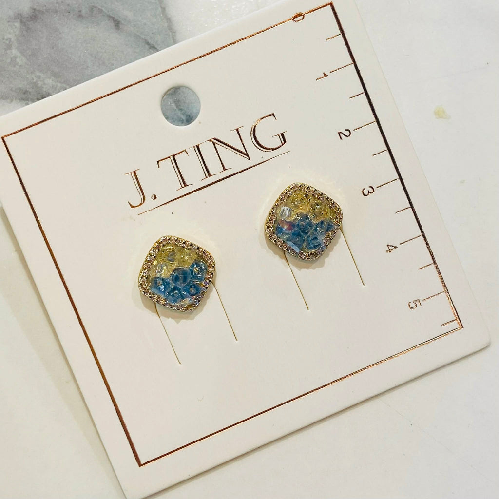 Coastal Breeze Crystal Earrings