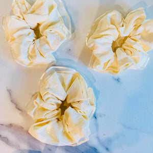 Cream Sheer Jumbo Scrunchie