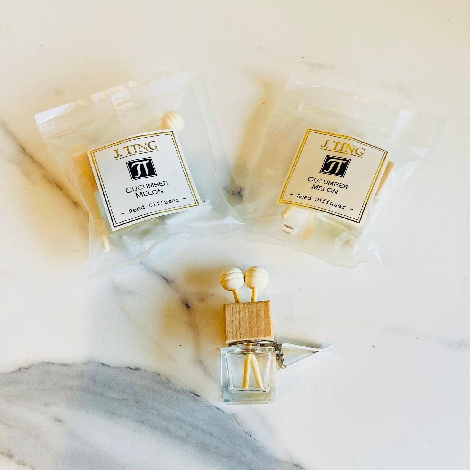 Cucumber Melon - Car Reed Diffuser