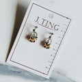 Hoop Hanging Rocking Pony Earrings