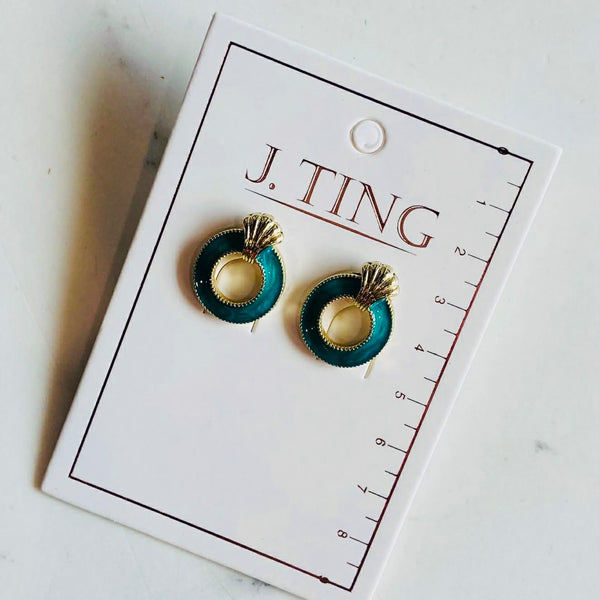 Emerald Tide Earrings