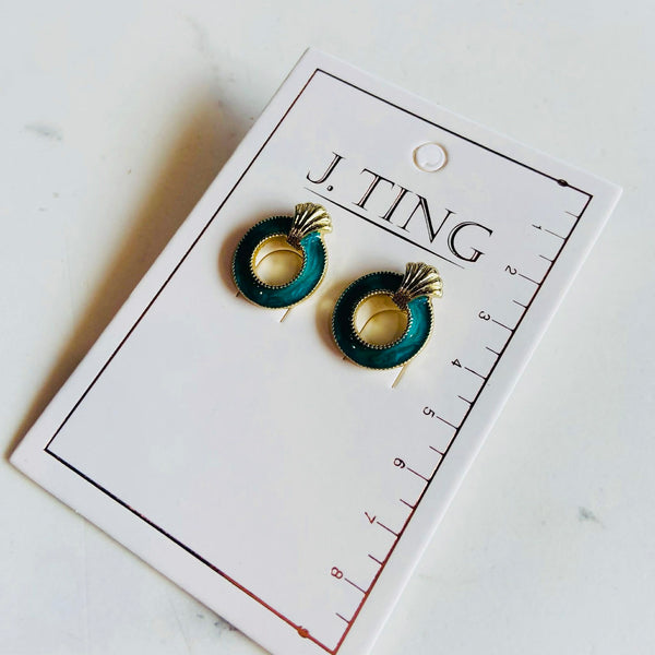 Emerald Tide Earrings