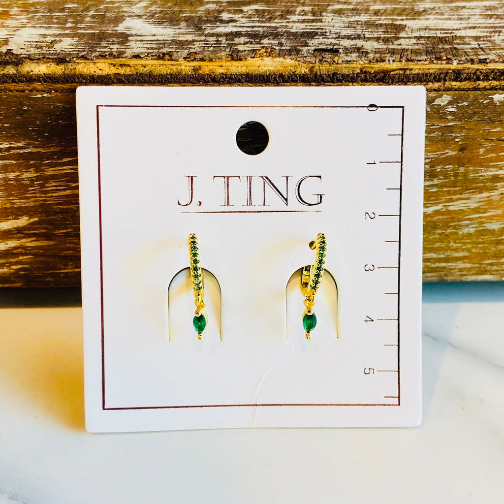 Evergreen Gold Hoop Earrings