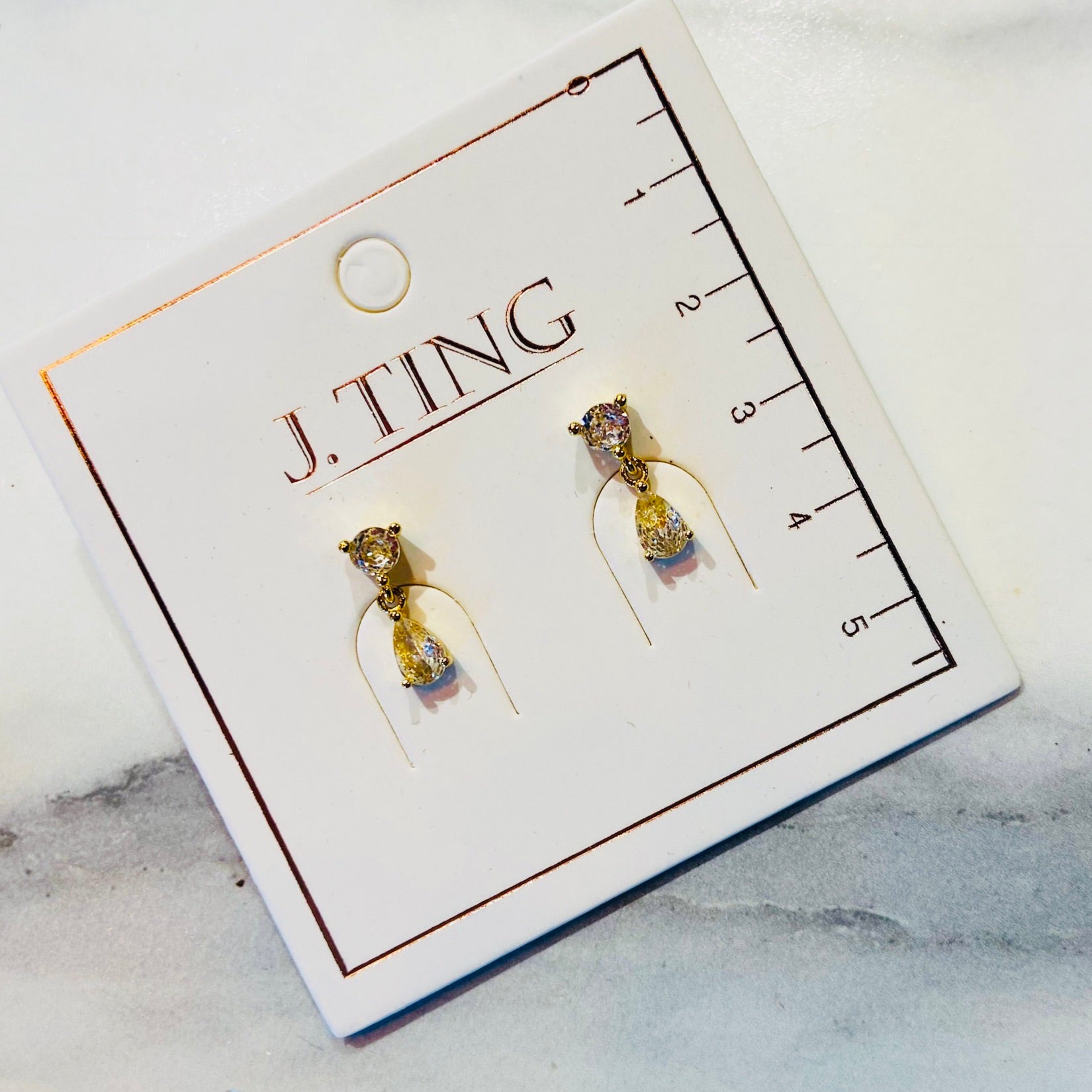 Golden Drops Earrings