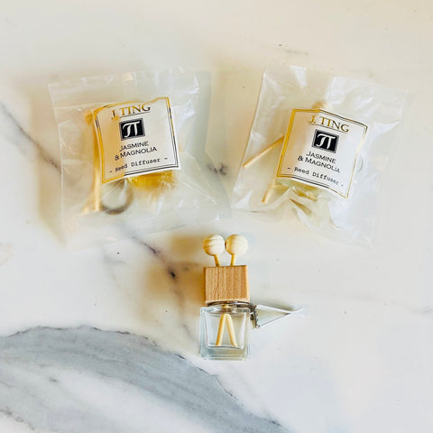 Jasmine & Magnolia Car Reed Diffuser
