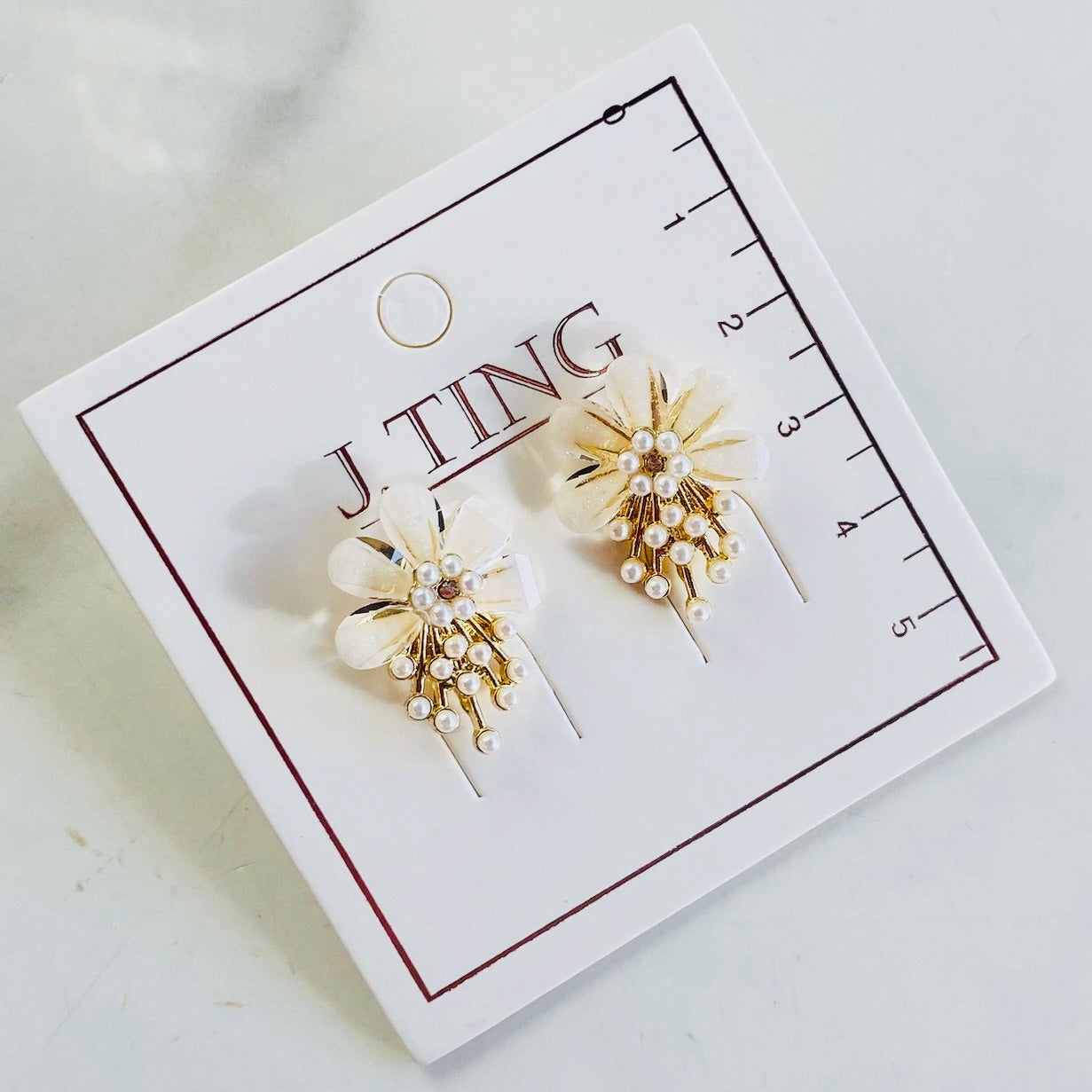 Moonlight Flower Earrings