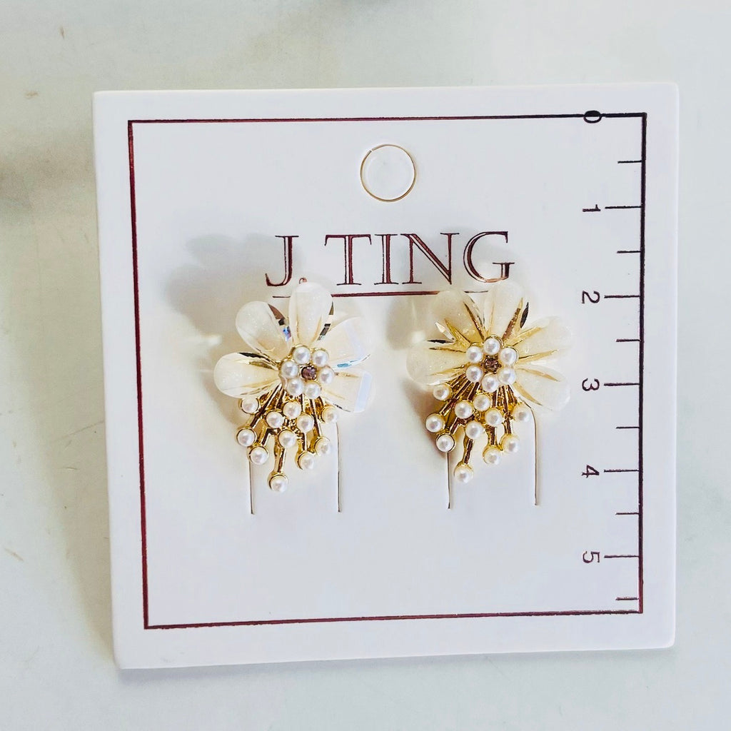Moonlight Flower Earrings