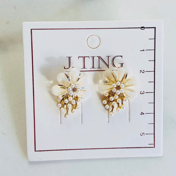 Moonlight Flower Earrings