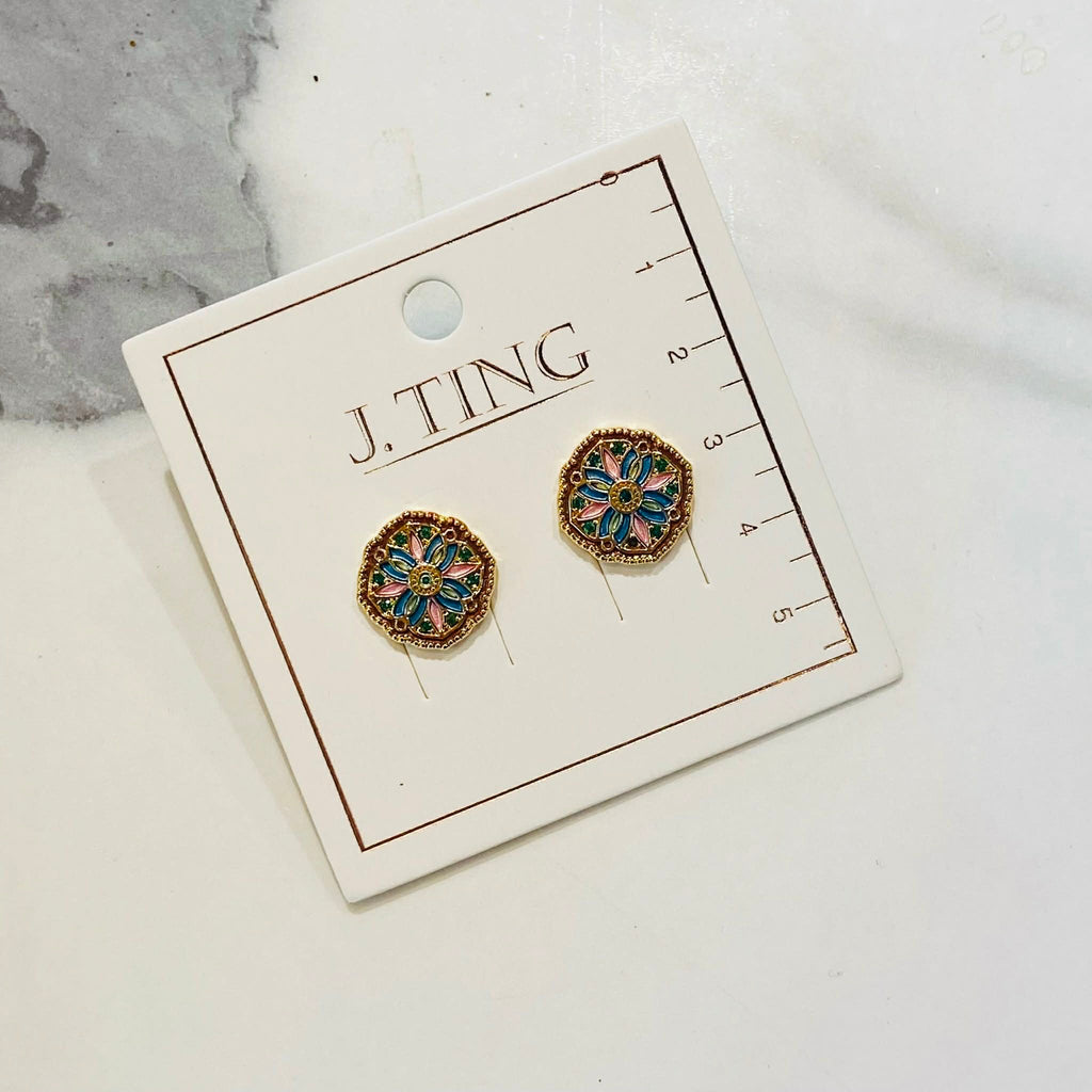 Mosaic Bloom Earrings