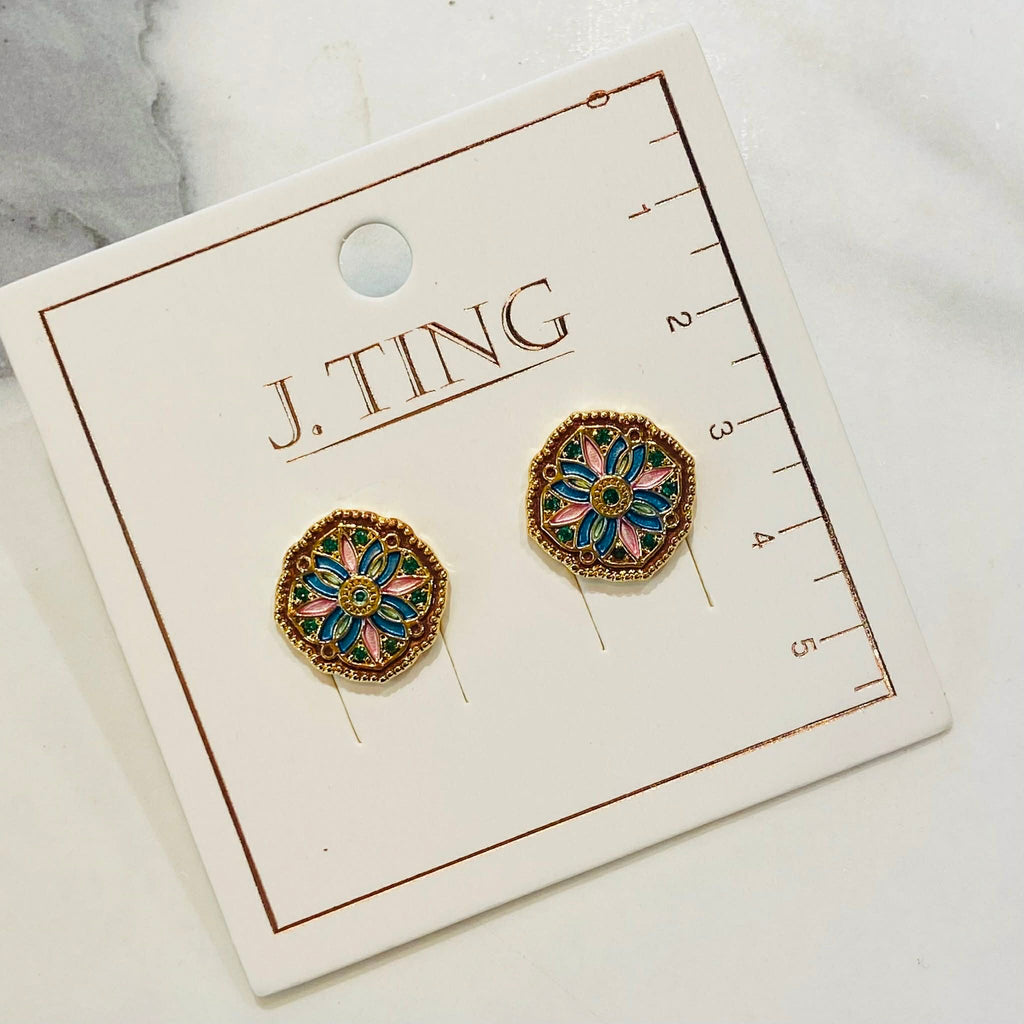 Mosaic Bloom Earrings