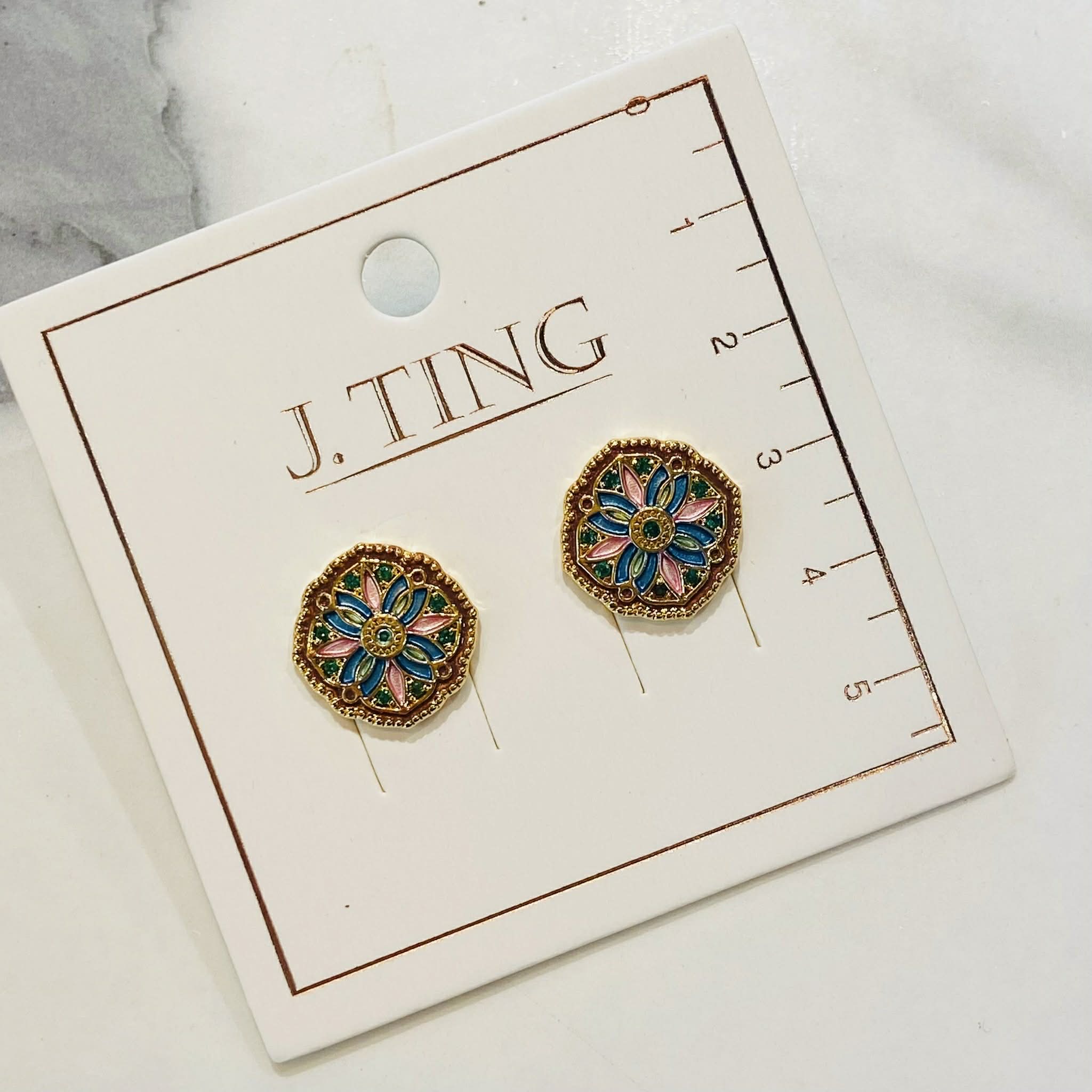 Mosaic Bloom Earrings
