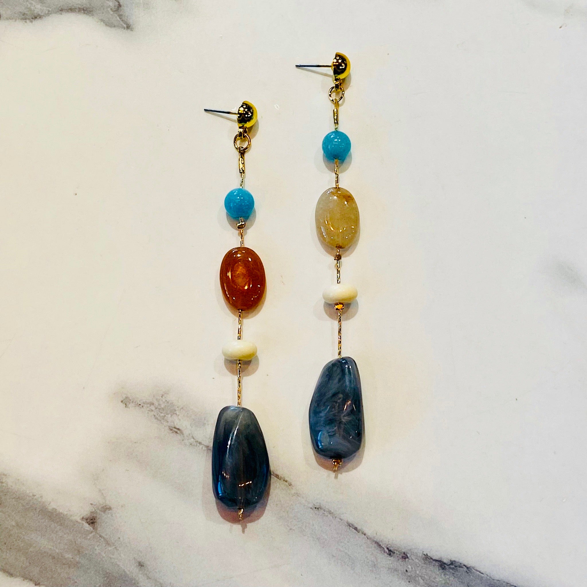 Ocean Gemstone Earrings