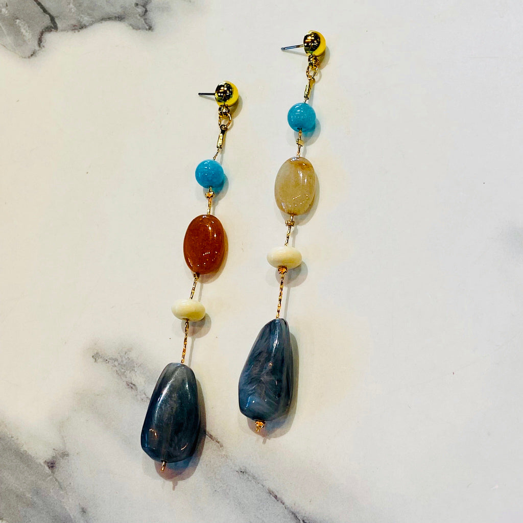 Ocean Gemstone Earrings