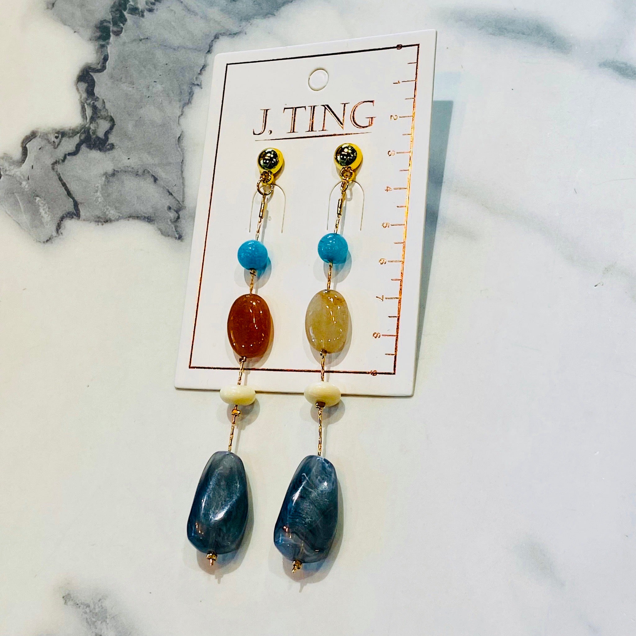 Ocean Gemstone Earrings