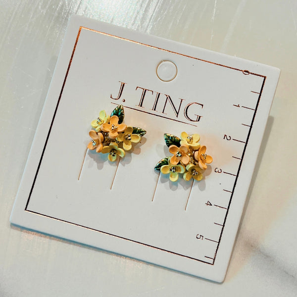 Orange & Yellow Pastel Earrings