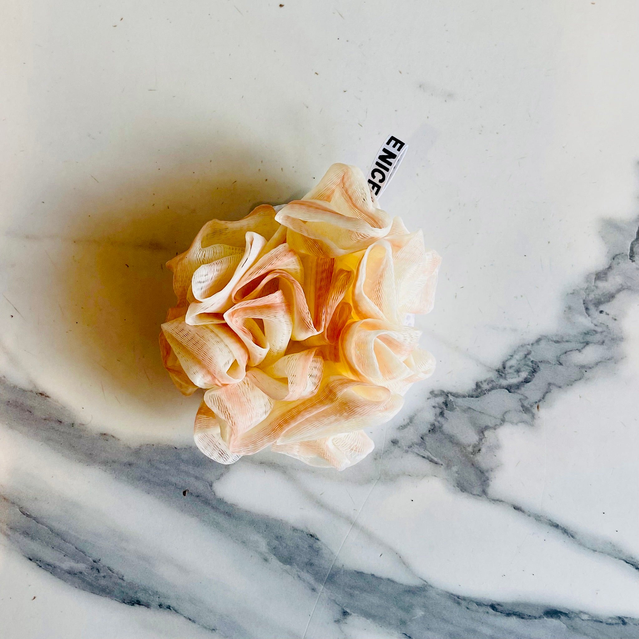 Shower Puff with Soap Bag