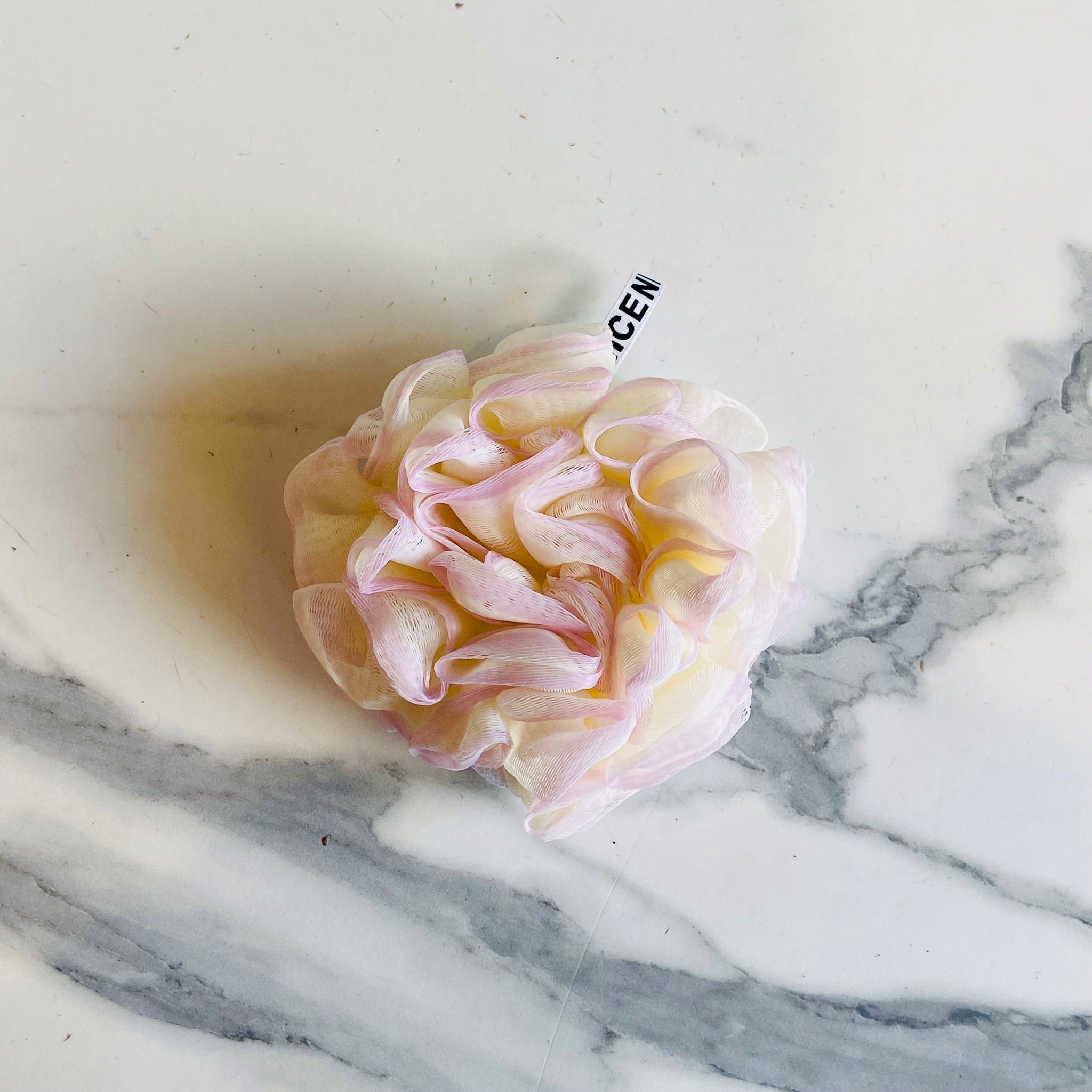 Shower Puff with Soap Bag