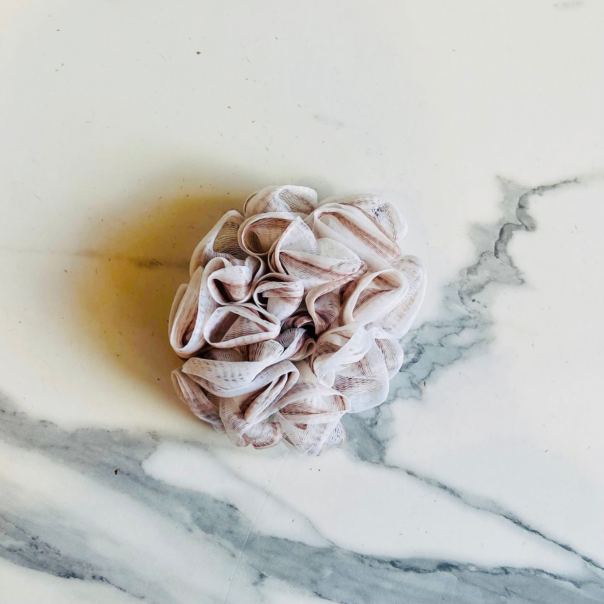 Shower Puff with Soap Bag