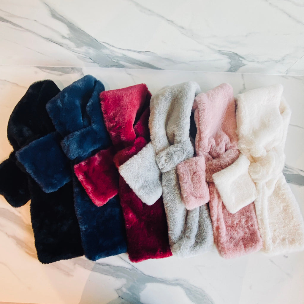 Fuzzy Neckwrap Scarf