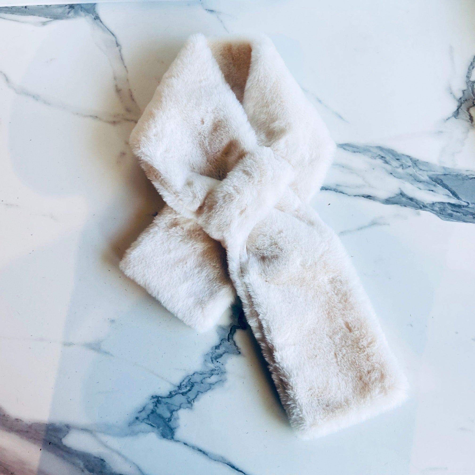 Fuzzy Neckwrap Scarf