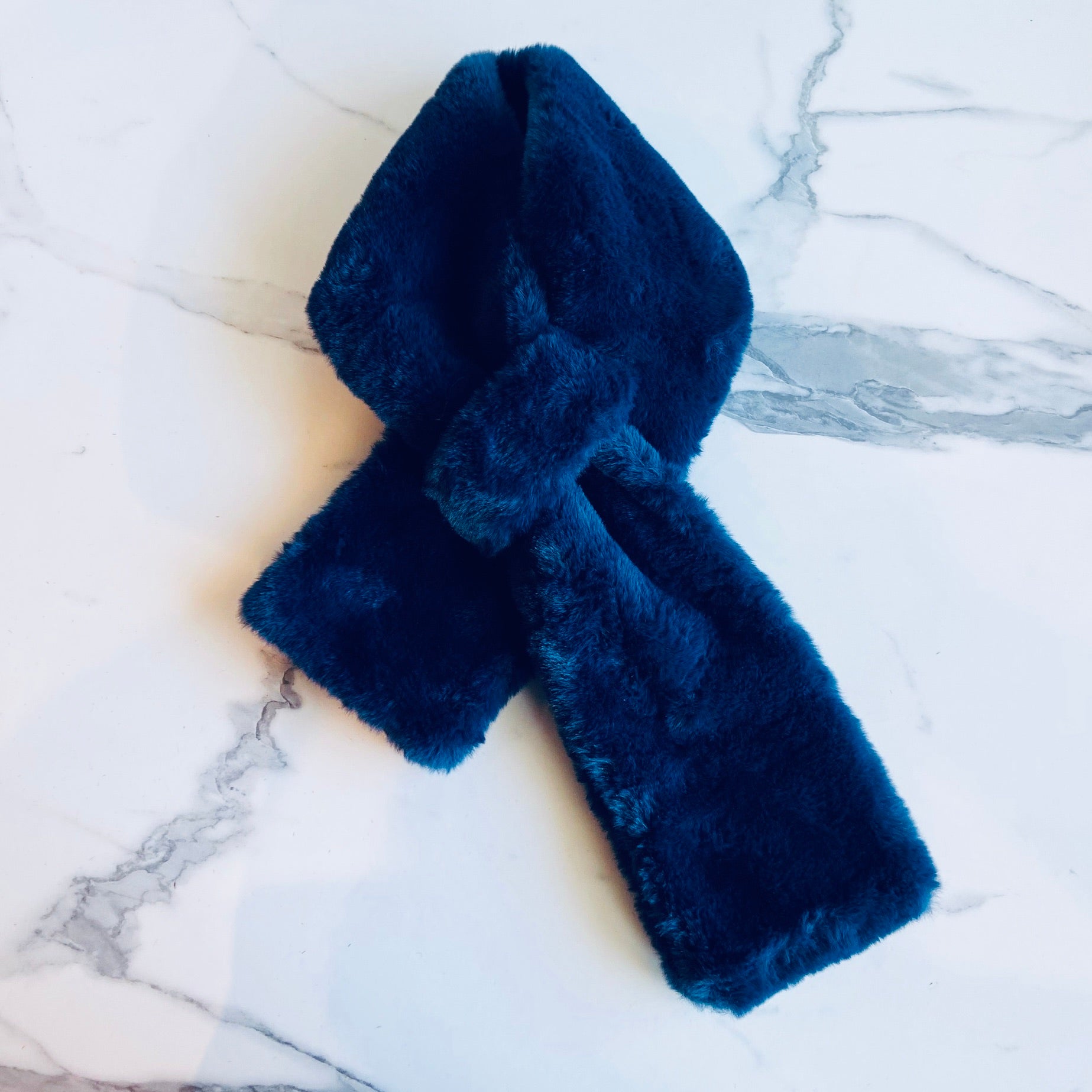 Fuzzy Neckwrap Scarf