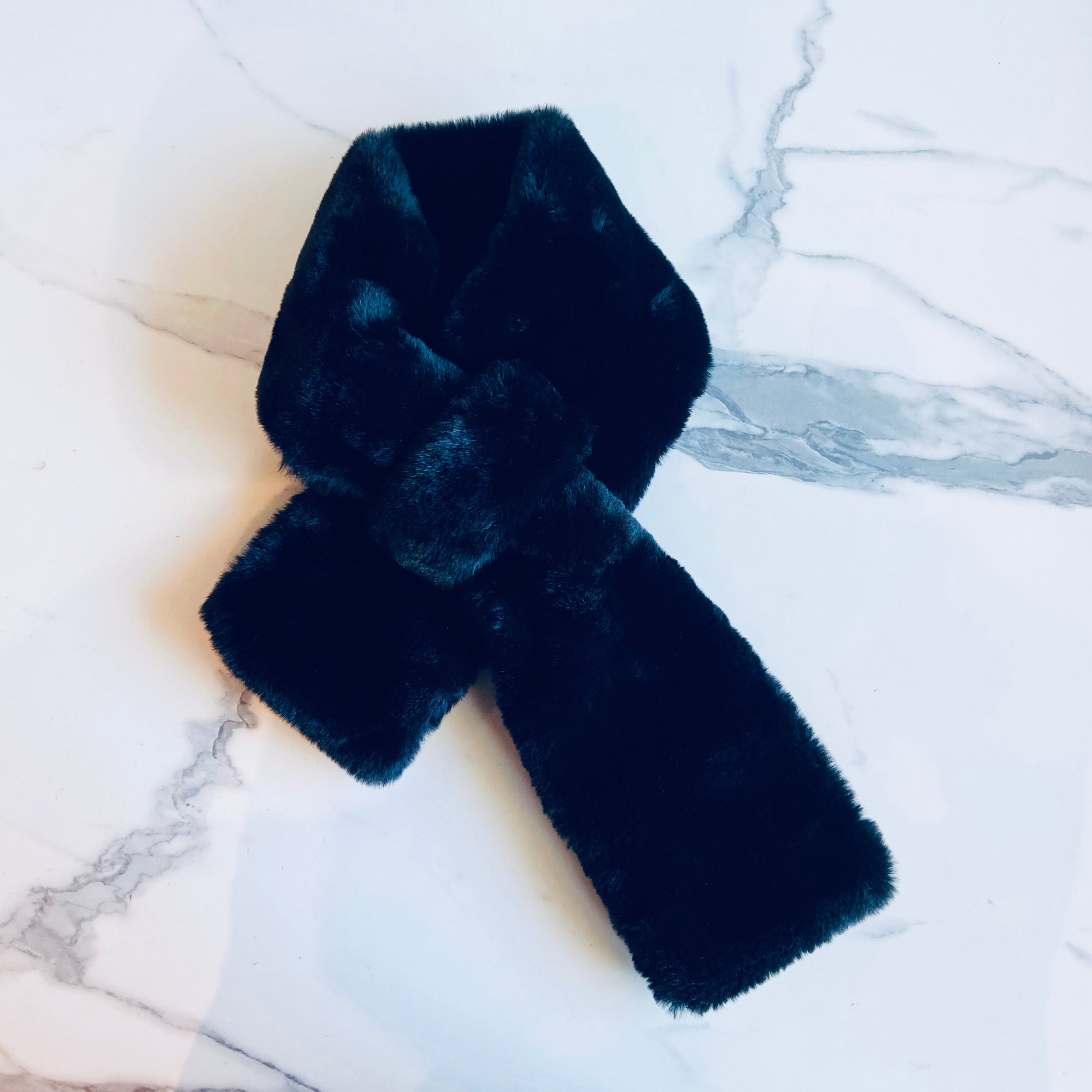 Fuzzy Neckwrap Scarf