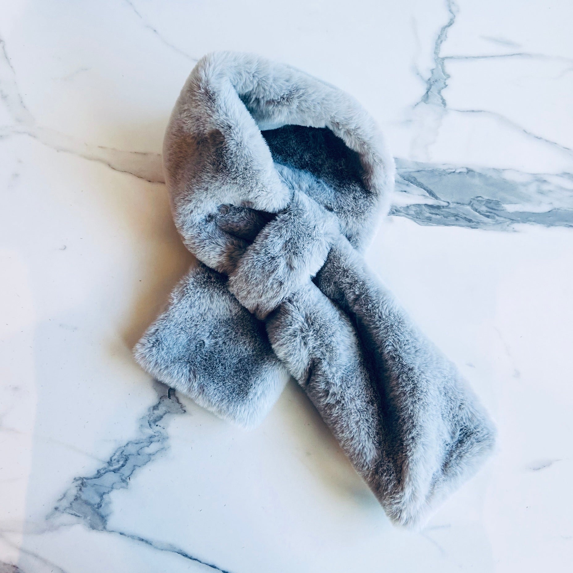 Fuzzy Neckwrap Scarf