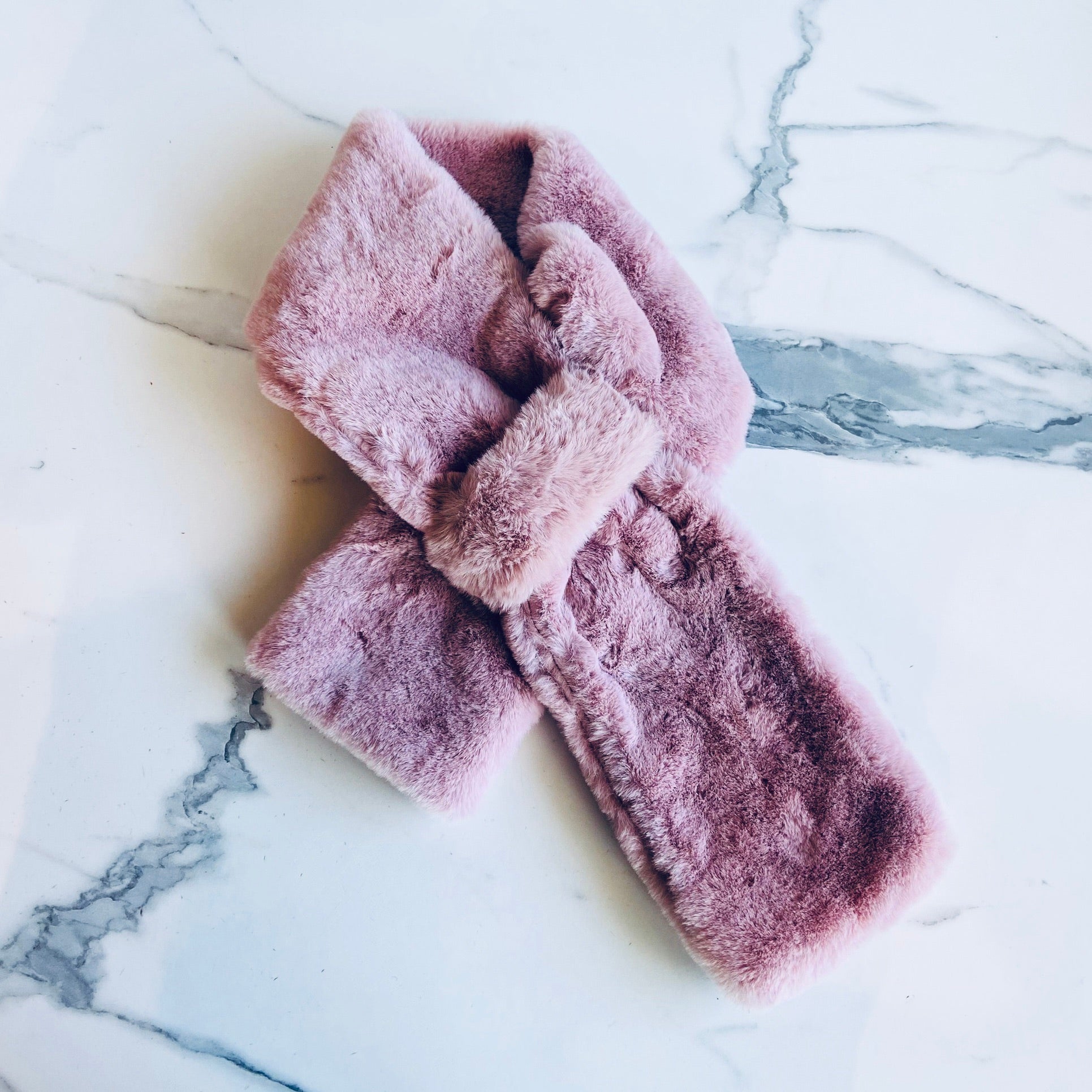 Fuzzy Neckwrap Scarf