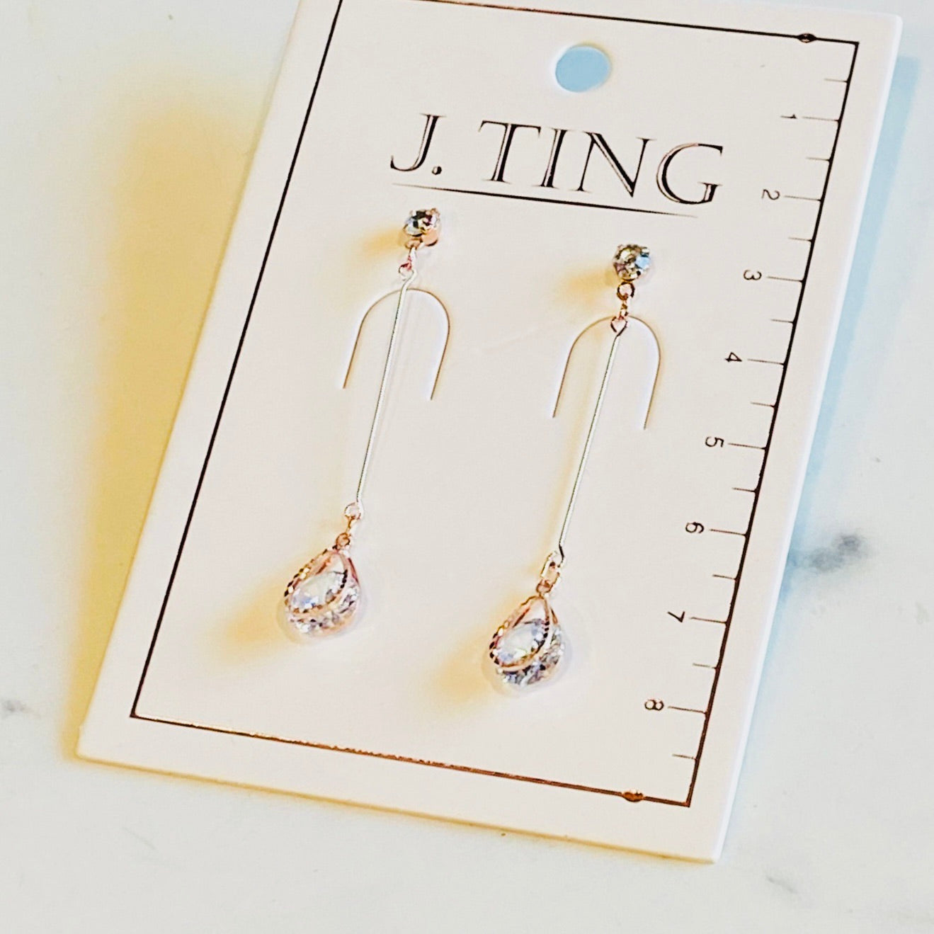 Crystal Edge Earrings