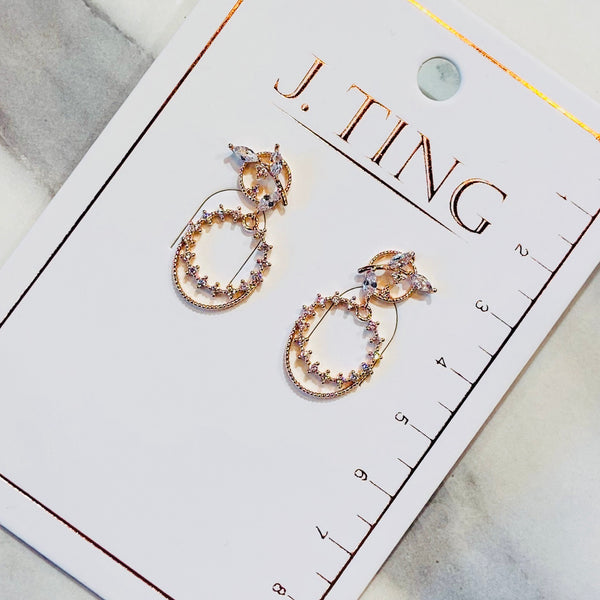 Rose Gold Timeless Dainty Earrings