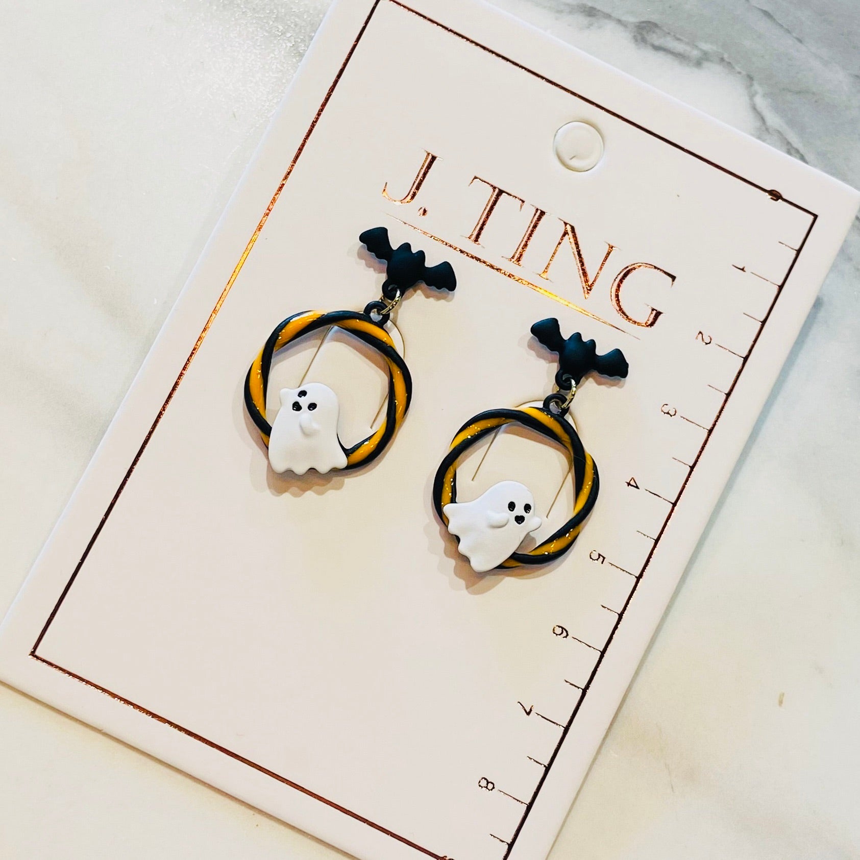 Little Ghost Halloween Earrings