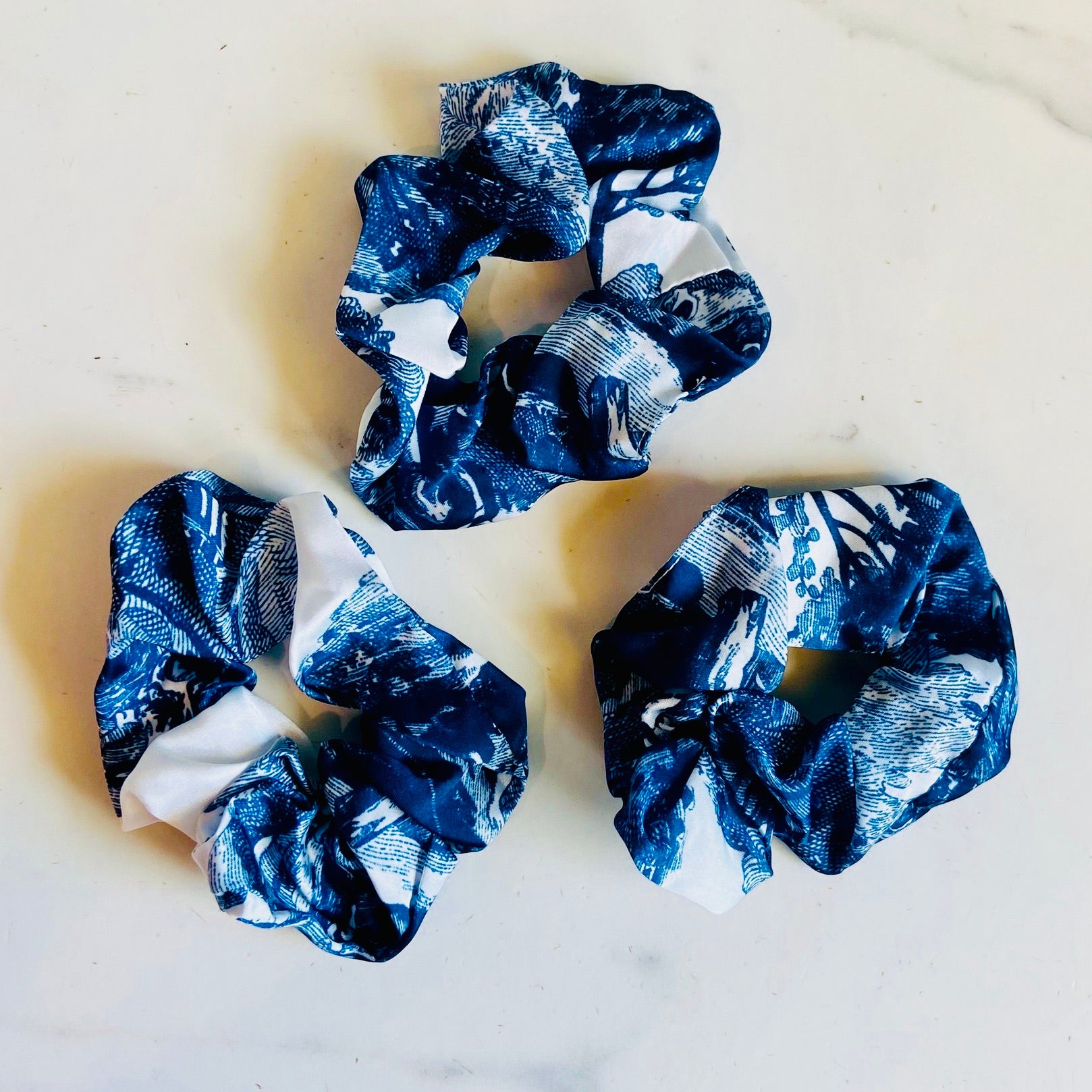 Jumbo Abstract Scrunchies