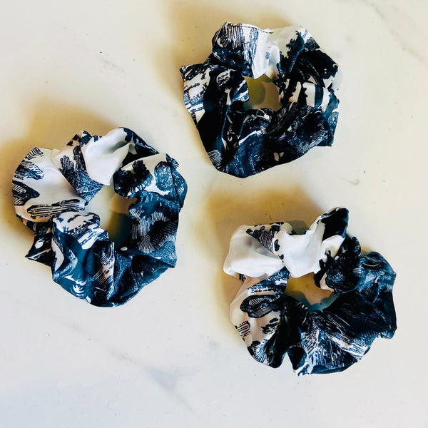 Jumbo Abstract Scrunchies