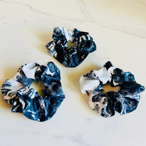 Jumbo Abstract Scrunchies